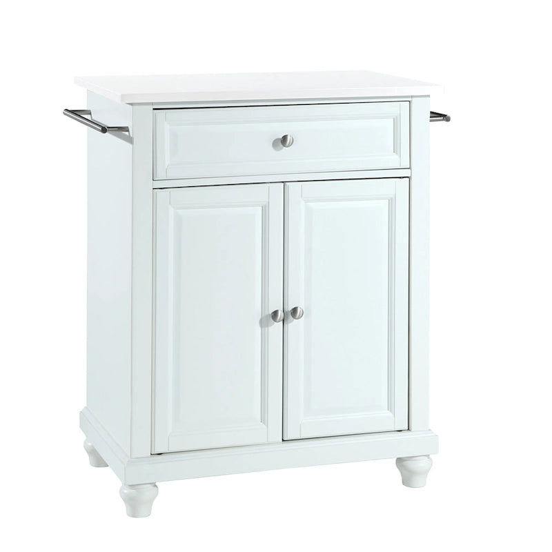 Granite Top Portable Kitchen Island/Cart - 31W x 18D x 35H