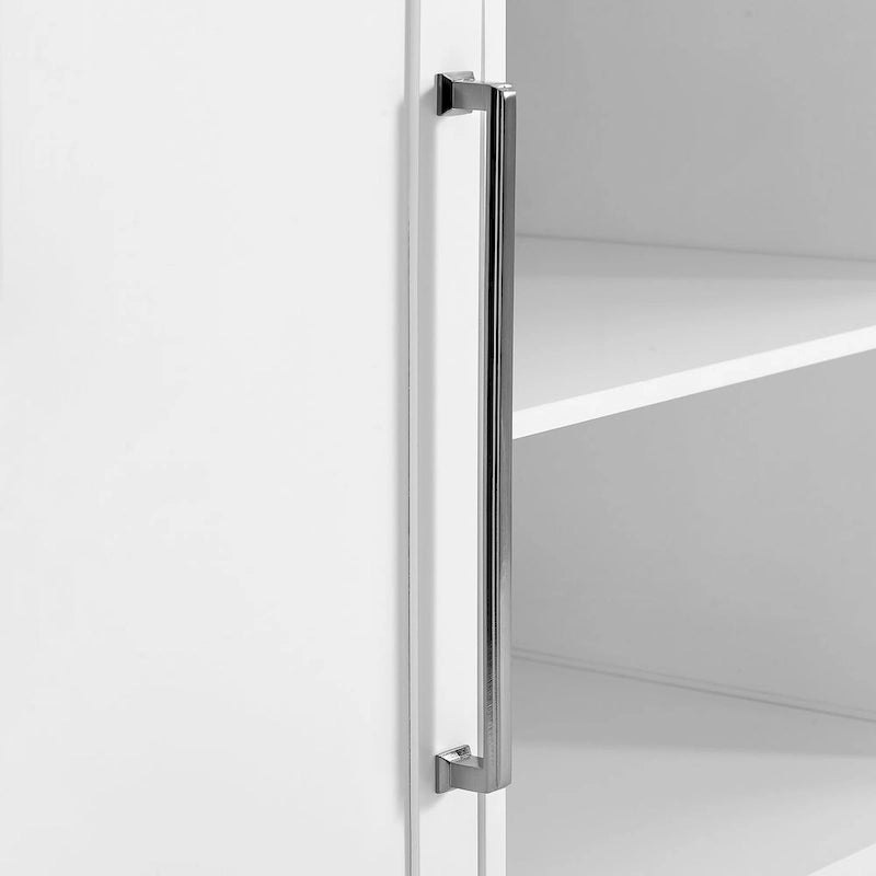 Stainless Steel Top Kitchen Island with Storage Drawers and Cabinet - 46W x 28D x 36.5H