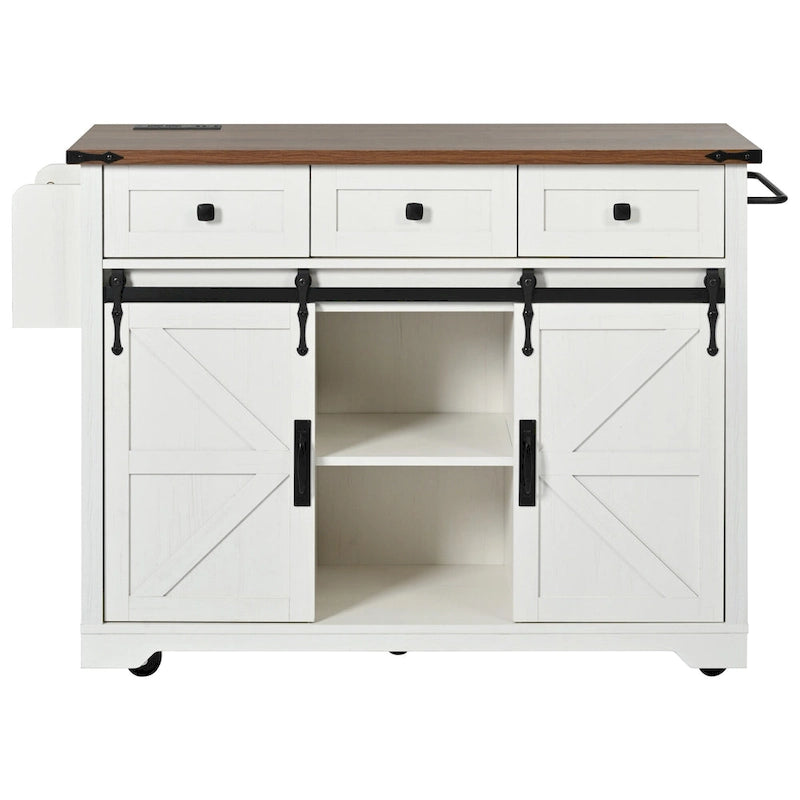Rolling Kitchen Cart on Wheels for Home Kitchen and Dining Room