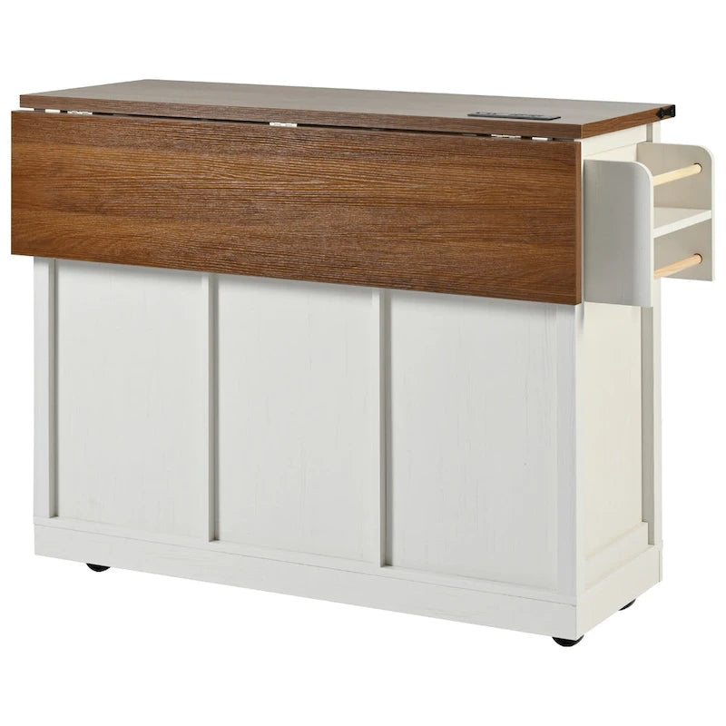 Rolling Kitchen Cart on Wheels for Home Kitchen and Dining Room