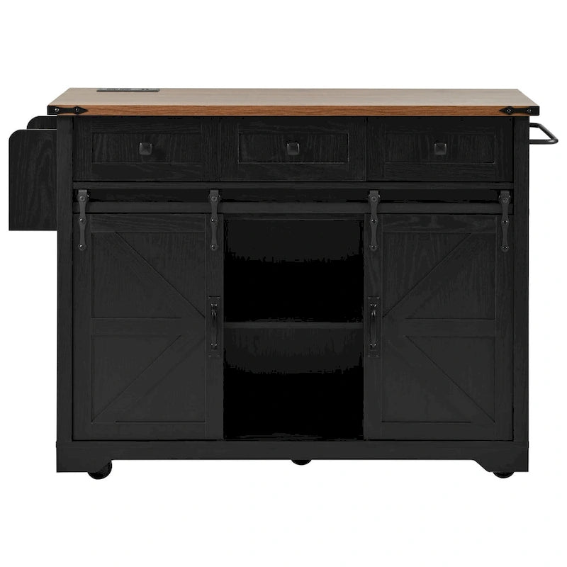 Rolling Kitchen Cart on Wheels for Home Kitchen and Dining Room